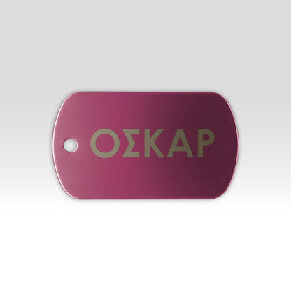 Paw-Tag | Mεταλλική ταυτότητα σε σχήμα στρατιωτικό – Custom Χάραξη