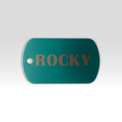 Paw-Tag | Mεταλλική ταυτότητα σε σχήμα στρατιωτικό – Custom Χάραξη