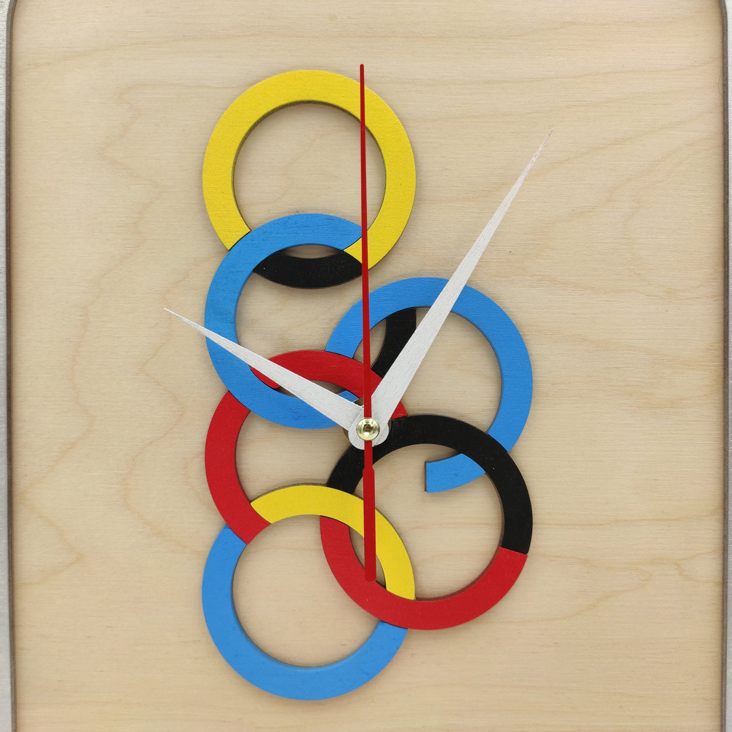 Ξύλινο Ρολόι Τοίχου / Επιτραπέζιο - Ολυμπιακή