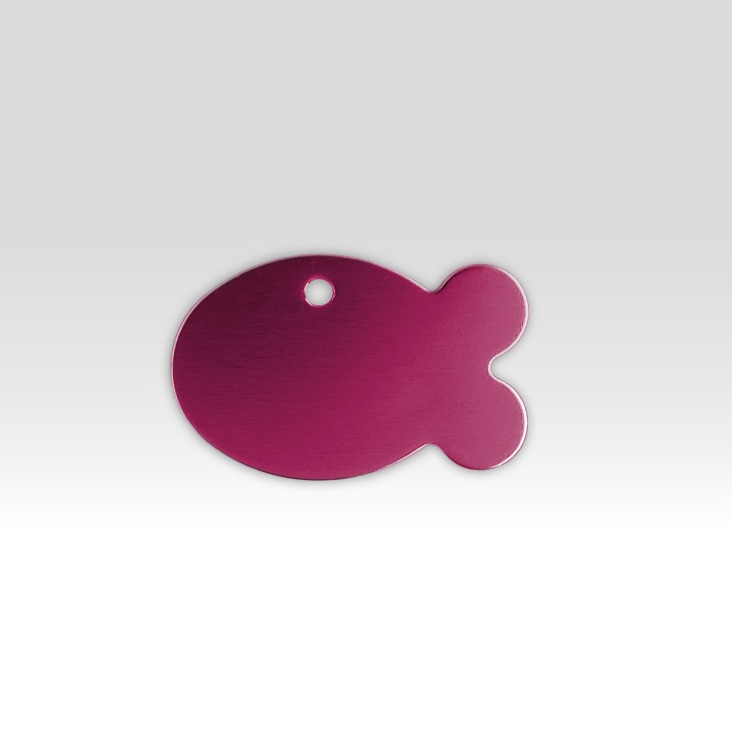 Paw-Tag | Μικρή Μεταλλική ταυτότητα σε σχήμα ψαριού – Custom Χάραξη