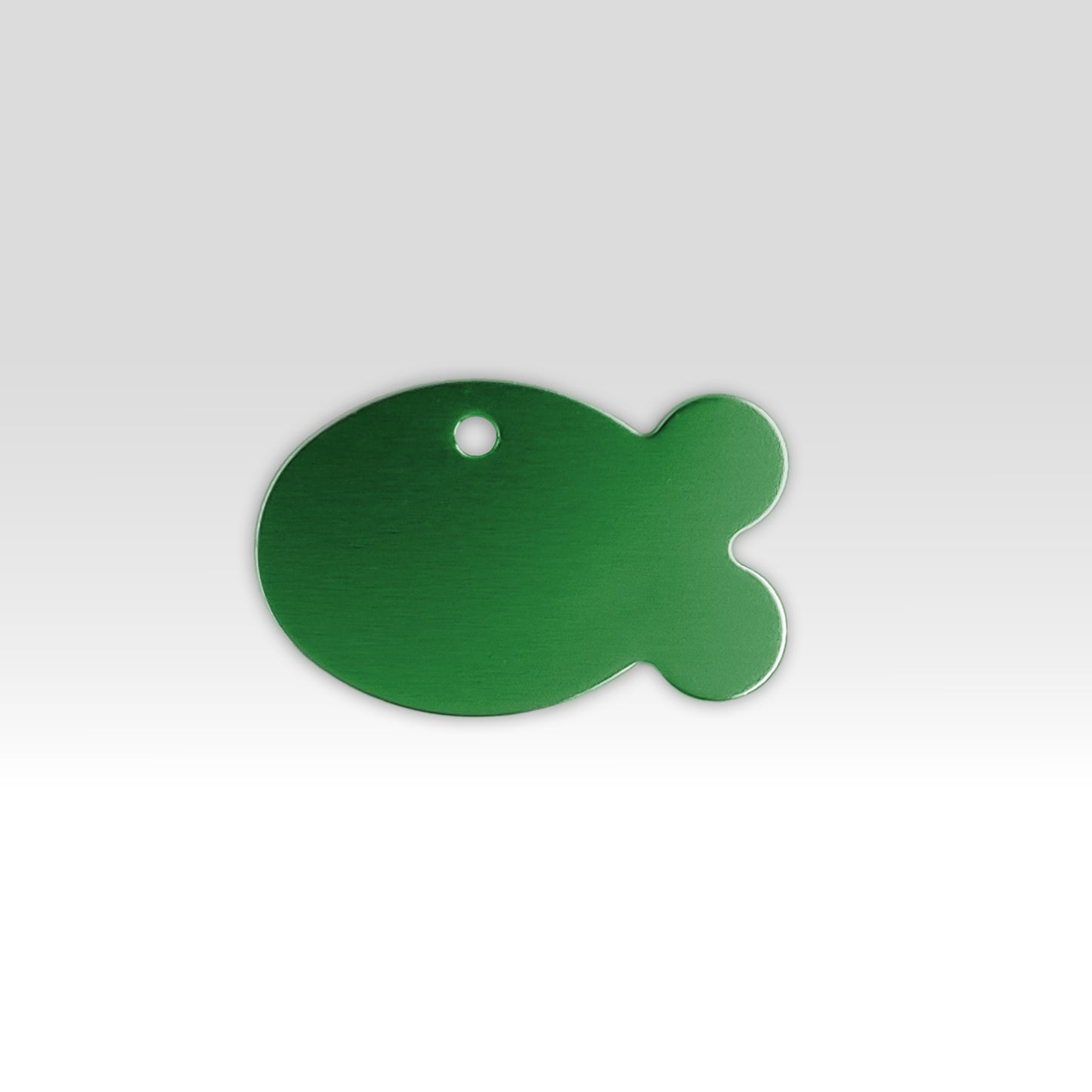 Paw-Tag | Μικρή Μεταλλική ταυτότητα σε σχήμα ψαριού – Custom Χάραξη