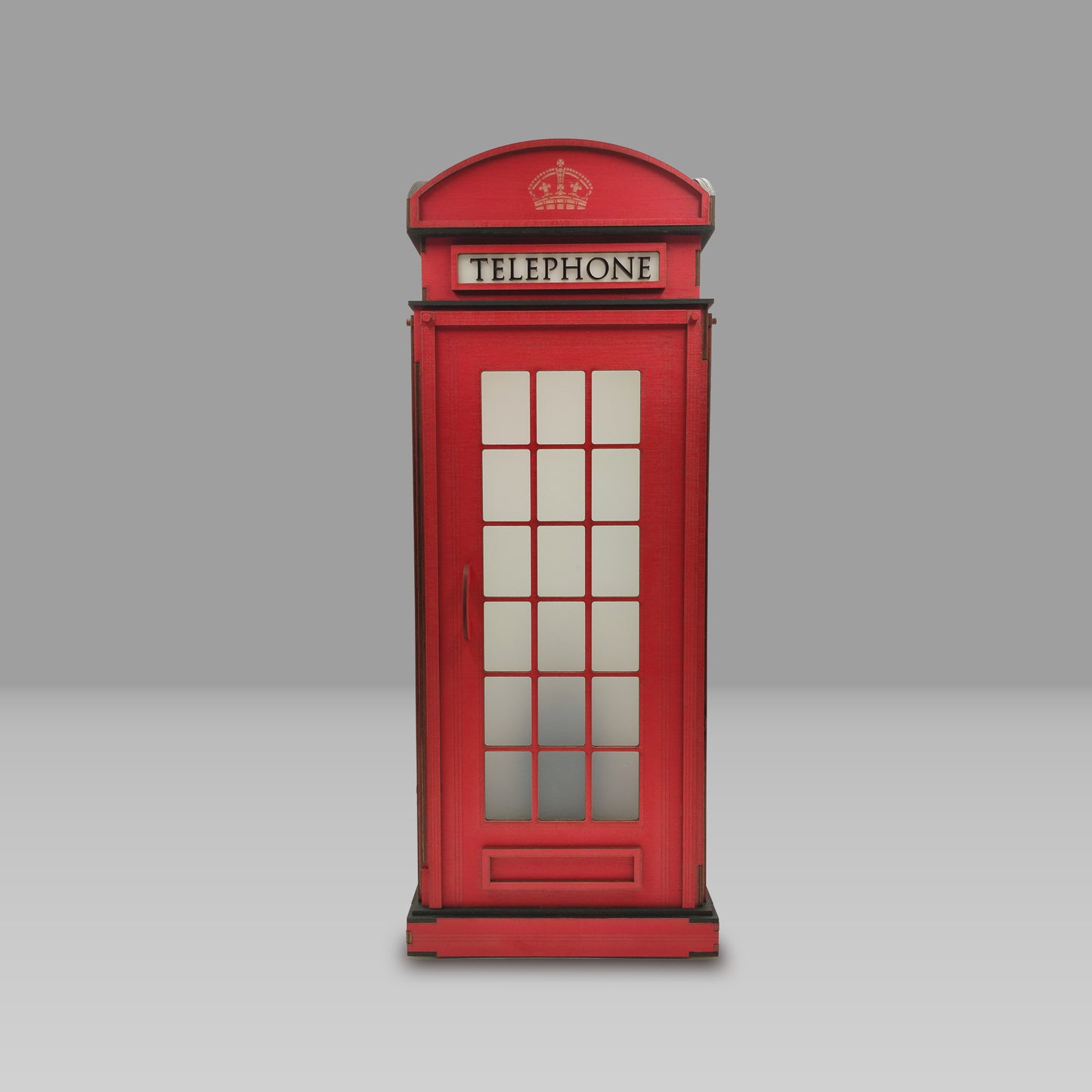 Red Booth Χειροποίητο Φωτιστικό Τηλεφωνικός Θάλαμος - Large