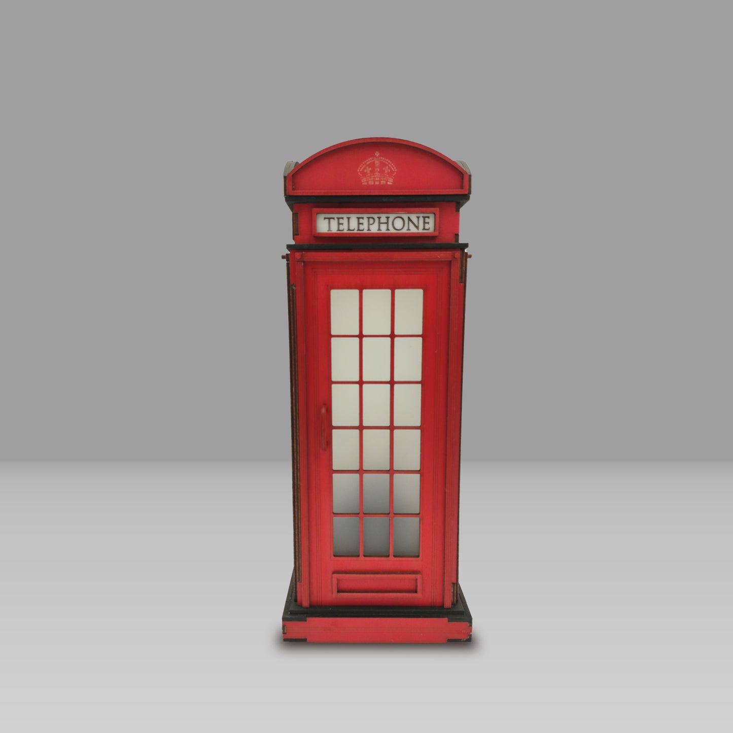 Red Booth Χειροποίητο Φωτιστικό Τηλεφωνικός Θάλαμος - Medium