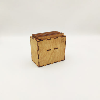 Ξύλινα Σουβέρ Floppy Disk - Σετ 6 τεμάχια