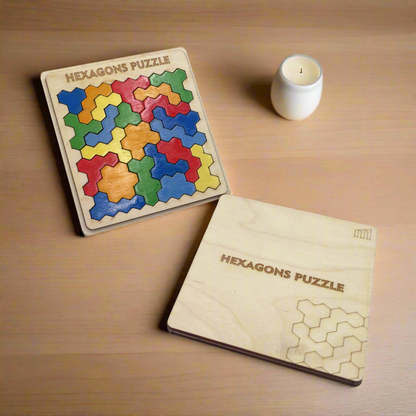 Hexagons Puzzle – Ξύλινο Puzzle