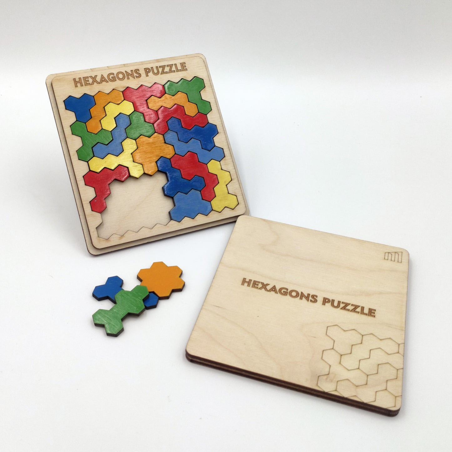 Hexagons Puzzle – Ξύλινο Puzzle