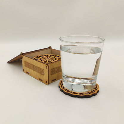 Σετ Ξύλινων Σουβέρ “Mandala Mix”