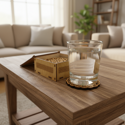 Σετ Ξύλινων Σουβέρ “Mandala Mix”