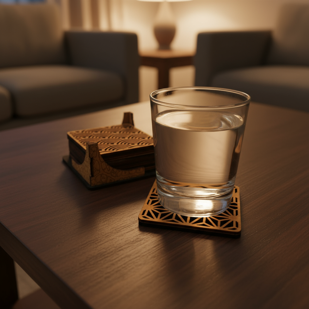 Σετ Ξύλινων Σουβέρ “Pattern Mix”