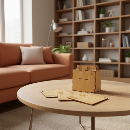 Ξύλινα Σουβέρ Floppy Disk - Σετ 6 τεμάχια